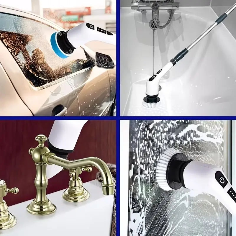9-in-1 Cordless Electric Spin Scrubber