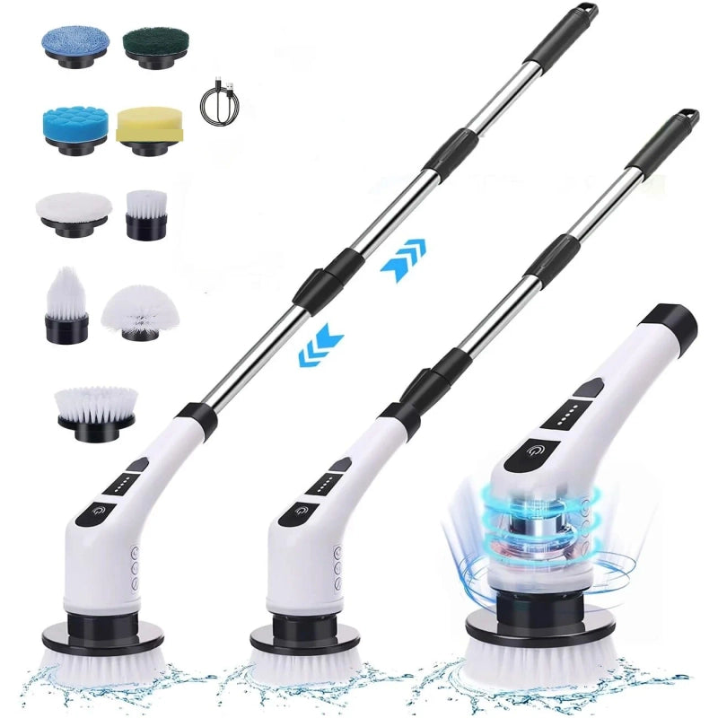 9-in-1 Cordless Electric Spin Scrubber